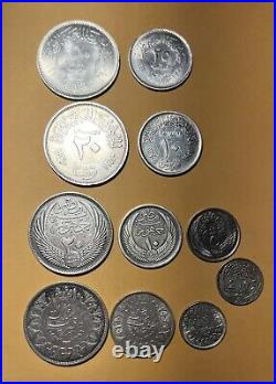 A Lot Of Old Egyptian Silver Coins #2