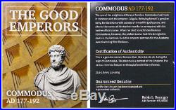 AD 177-192 Roman Empire Silver Denarius of Commodus NGC Ch. VF SKU56206