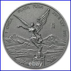 ANTIQUE LIBERTAD MEXICO 2019 1 oz Silver Coin in Capsule