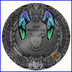 ARCHANGEL GABRIEL 2 Oz Silver Coin, 2000 Francs Cameroon 2020 PRESALE