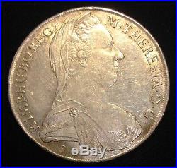AUSTRIA / 1780 SF Silver Thaler Maria Theresa Venice Mint
