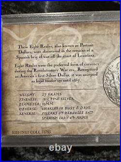 America's First Silver Dollar Portrait Dollar (Silver 8 Reales)