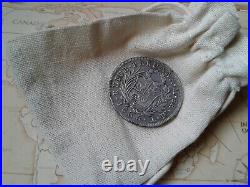 Antique South America PERU 8 Reales silver 1835