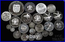 Assorted Foreign Silver Coins (19.55ozt/24pcs) 27022