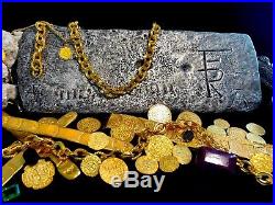 Atocha 1622 Silver Bar 17lbs Ingot Mel Fisher Treasure Salvors Pirate Gold Coins