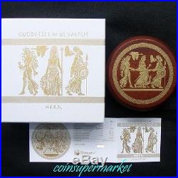 Australia 2015 Goddesses Of Olympus Hera 2oz Silver High Relief Coin Perth COA