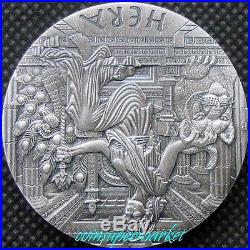 Australia 2015 Goddesses Of Olympus Hera 2oz Silver High Relief Coin Perth COA