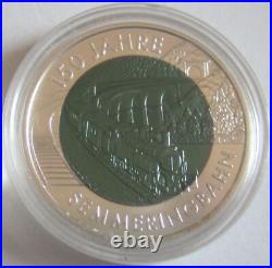 Austria 25 Euro 2004 150 Years Semmeringbahn Silver Niobium