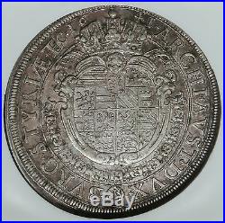 Austria Graz 1641 Ferdinand III Silver Thaler NGC AU55