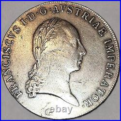 Austria Silver Thaler 1823 G -Sharp Details + Bonus Silver Coin