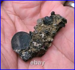 Authenthic Dutch Netherlands VOC 1 STUIVER Silver 1600 Shipwreck FOSSIL Coin