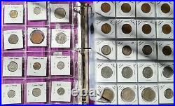 Binder of 190+ Sleeved Coins 1900 2002 Great Britain and Territories