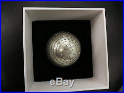 China 2017 One Kilo Silver Ball/Medal 35th Ann. Of Issuance of Panda Gold Coin