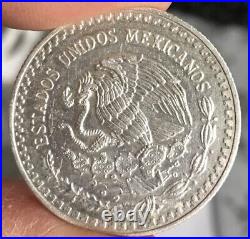 Coins De Mexico, Circulated Lot Of 5, 720.999 Silver, 1944-1995, Cool Lot