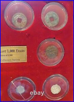 Coins Of The Last 1,000 Years Collection Vintage Collectible Silver Money RARE