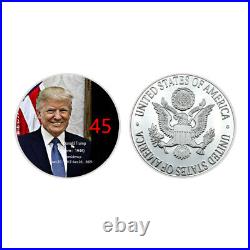 Collection Gifts 46pcs/lot US Presidents Silver Plated Commemorative Coins