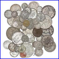 Collection of 44 coins from England, British Colonies and USA