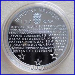 Croatia silver PROOF coin 20g 100 kuna European REPUBLIKA HRVATSKA 100 KUNA 2013