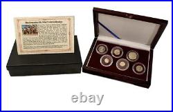 Crusades Era (1095 1291) Coin Collection (6) Silver Medieval Coins, Box, Coa