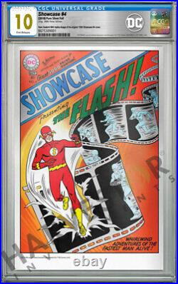 DC Comics Showcase #4 1st App Of Flash 35g Silver Foil Cgc 10 Gem Mint