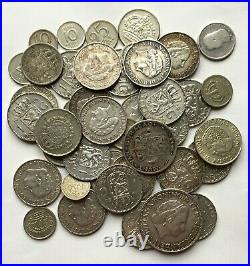 #E9902 231 g of full Silver coins Netherlands, Sweden & Netherlands Antilles