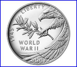 End Of World War ll 75th Anniversary Silver Medal PRE-SALEPRE-SALE
