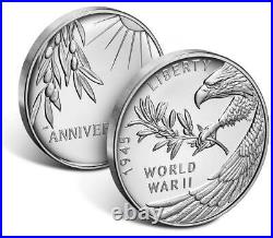 End Of World War ll 75th Anniversary Silver Medal PRE-SALEPRE-SALE