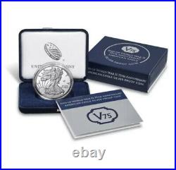 End of World War II 75th Anniversary American Eagle Silver Proof Coin NGC PF70