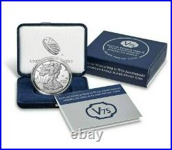End of World War II 75th Anniversary American Eagle Silver Proof CoinOrder con