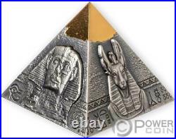 FAMOUS PYRAMID OF KHAFRE 5 Oz Silver Coin 250 Francs Djibouti 2021