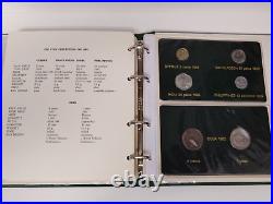 Fao Money Album 1980-1981-1982-1983 Green Album With Silver 6 Pages 28 Coins