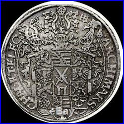 German States Saxony-Albertine 1586 thaler, old silver world coin HIGH GRADE