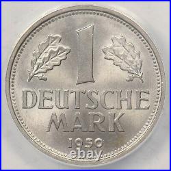 Germany 1950 -G Mark silver ANACS MS64 rare grade NG1687 combine shipping