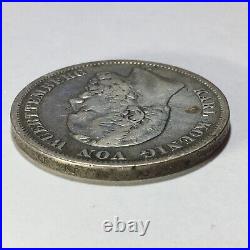 Germany Wurttemberg 5 Mark 1876 World Silver Coin KM# 623 Circulated Karl I