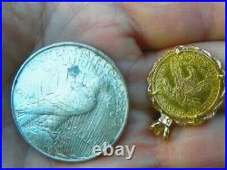 Gold & Silver Special A Gold Haft Eagles And A Silver Dollar
