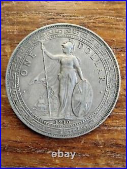 Great Britain 1910-B One Hong Kong Trade Dollar