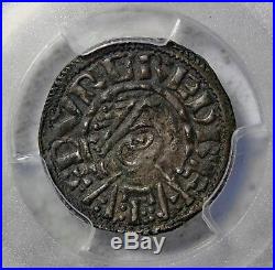 Great Britain Burgred Viking King Of Wessex Medieval Coin Penny PCGS XF Det