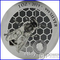 HONEYBEE Benefit of Nature 1 Oz Silver Coin 1000 Francs Cameroon 2019