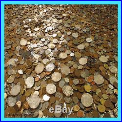 Huge 5 Lb Old Coin Collection Estate Sale Lots Set With Silver Coins