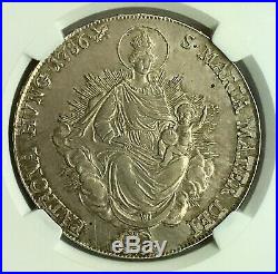 Hungary 1786 Joseph II Silver Thaler NGC MS63