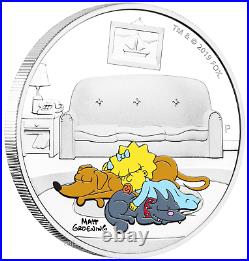 IN STOCK 2019 The Simpsons Maggie Simpson 1oz $1 Silver 99.99% Dollar Proof Coin
