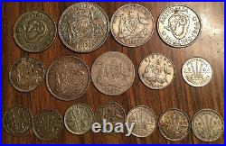 Interesting Lot Of 16 Australia Silver Coins