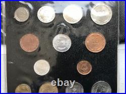 Israel 18 Coins Set 1949-1960's Including 250 & 500 Silver Pruta UNC coins