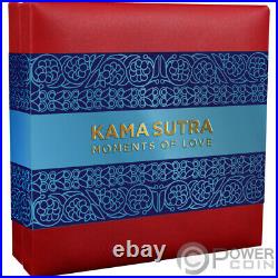KAMA SUTRA III Moments of Love 3 Oz Silver Coin 3000 Francs Cameroon 2021