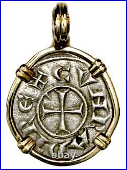 Knights Templar Crusader 1152ad Coin Pendant Jewelry Pirate Gold Coins Treasure