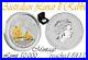 LUNAR II Rabbit Silver-Coin, gilded 1 oz, BOX+COA, limited + RARE
