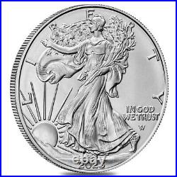 Lot Of 5-2023 $1 American Silver Eagle 1 oz BU