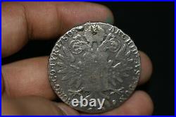 Lot Sale! 2 Authentic Vintage 1780 M Theresia D. G. Austrian Silver Coin