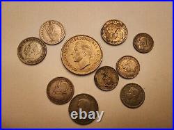 Lot of 15 SILVER World Foreign Coins 1906 to 1965 AUSTRIA 10 SChil 68g of silver