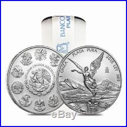 Lot of 5 2018 1 oz Mexican Silver Libertad Coin. 999 Fine BU
